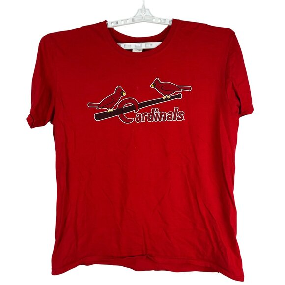 St Louis Cardinals Memorial Shirt Red Schoendienst 1923-2018 Red XL Gildan - Picture 1 of 8